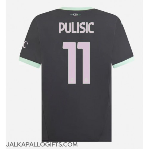 AC Milan Christian Pulisic #11 Kolmaspaita 2024-25 Lyhythihainen